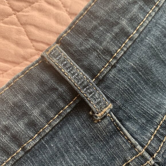 MARIE CLAIRE - Denim Jeans Mini skirt blue stretch - size 11 - Picture 9 of 12